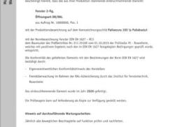 Werksbescheinigung